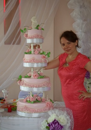 Свадебный торт нежное дыхание (Т73338) - Компания Торты от Надежды