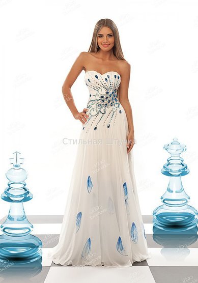 Свадебное платье С0013В-С53835 - Бутик вечерней моды Стильная Штучка