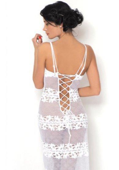 Свадебное белье Сорочка дизайнерская-М72720 - Салон белья БОГИНЯ VL